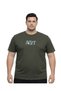 Men's Large Size Khaki Crew Neck Short Sleeve Art T-Shirt 3Xl-4Xl-5Xl-6Xl