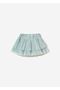 Baby Girl Pleated Tulle Skirt Mint 1902