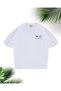 -Women's Stitch and Angel Printed Oversize T-Shirt 100% Cotton |   Comfortable Fit Short Sleeve