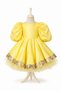 Taffeta Fabric Sparkling Hem Detailed Girls' Evening Dress, Birthday, Graduation - 2