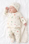 Cosmic Dreams Newborn Hospital Discharge Set 100% Cotton - 4 Pieces