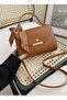 Konde Mini Size Covered Scarf Detailed Shoulder & Hand Bag