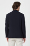 Tommas Men's Navy Blue Fully Lined Slim Fit Sport Blazer Jacket with Cover Pockets and Lycra Seersucker Fabric - 7