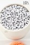 4X7 mm Flat Single Letter - C - Alphabet Beads Lettered Beads 100 Pieces