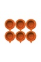 Silver Line Plain Diya 6pcs Set Assorted - 3