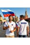 Russia Russian Polo Collar T-Shirt