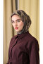 Carmela Patterned Scarf Gray - 3