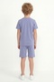 Boy's Printed Double Set B4 - 4