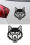 Wild Wolf Auto Sticker - Alpha Wolf Car Motor Sticker - Laptop Car Auto Motor Decal 14X15Cm