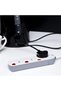 3-Way Multi-Switch Extension With Universal Socket - 4