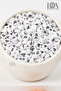 4X7 mm Flat Single Letter - P - Alphabet Beads Lettered Beads 100 Pieces