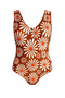 Pareolu Patterned V-Neck Swimsuit - 4
