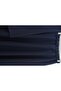 Pleated Buttoned Skirt Crepe Suit - Navy Blue - 3