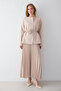 Pleated Skirt Jacket Set 32-2653