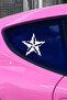 Cool Star Car Sticker - Stylish Vehicle Sticker - Car Motor Laptop Sticker 15X15Cm