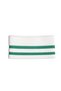 White Mint Green Striped Sleeve Cuff Knitwear Tape 2 Pieces Height 5 cm - 2