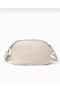 Women's Synthetic Leather Crossbody Bag with 2 Compartments - 2