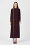 Mira Stone Striped Dress - Plum - 2