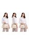 Women's Scarf Detailed Cross Strap Buckle Shoulder Bag for Daily Use - 4