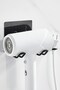 Black adhesive hair dryer holder - 7
