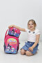 Girl's School Bag Set of 2 – Primary School Kindergarten Backpack and Lunch Bag with Colorful Characters