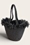 Serena Handmade Straw-Looking Knitted Bag Daily Use Stylish Women's Shoulder Bag - 5