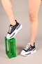 Prens 172 Women's Mesh Denim Thick Sole Sneaker Shoes - 3