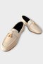 Tassel Detail Stylish Daily Women's Ballerinas Cream - 3