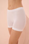Women's White Seamless Short Shorts Panties