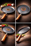 Iron Non-Stick Frying Pan and Dosa Tawa – 12 Inch, 10 Inch (30) - 3