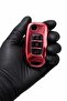 Megane 4 Clio 5 Captur Taliant Express 3 Button Nano Key Case Cover Pink Black Color