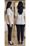 Ekru Premium a Quality Modal Self Stone Printed Ita.Ly Relax Full Lycra Cotton Viscose Mother Blouse - 2