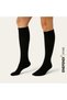 Women's 4-Piece Cotton Knee Socks Seasonal Trouser Socks Black Beige Navy Blue Smoked 36-40 - 2