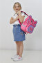 Girl's Kindergarten Backpack with Cute Butterfly Figure and Pink Purple Pattern - 7