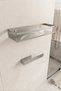Stainless Steel Adhesive Shower Caddy and Towel Holder Set, Towel Hanger and Bathroom Shelf - 3