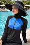 Women's Leopard Belted Wide Brim Straw Hat with Bow Detail Beach Hat - 3