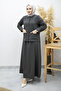 Shirt with Pockets and Skirt Set Tsd260158 Smoked - 5