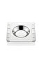 Domino Plain Stainless Steel Square Tea Plate Set of 6 304 Quality Patterned 18/10