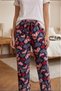Women's Fleece Pajama Bottoms Winter Elastic Waist Single Bottom - 4