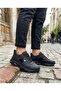 Men's Black Lace-Up Genuine Leather Casual Shoes Comfortable Orthopedic Gel Sole 3001 - 4