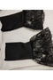 Black Tulle Cuff Sleeves - 2