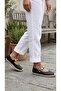 542065 Banded Turali Pearl Perforated Straw Sole Espadrille Ballerinas - 2