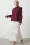 Elastic Waist Crochet Skirt - Ecru