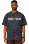 Fight Club Tyler Durden Legendary Movie Back Print Unisex Oversize Vintage Washed T-Shirt - 4