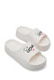 Elyenshia Women's Slippers 001215 White with Hearts - 4