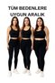 Women's Black No-Show High Waist Gathering Corset Interlock Steel Knitted Casual Summer Leggings - 4