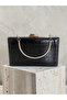 Black Color Matte Crocodile Patterned Chain Strap Women's Evening Dress Bag Wedding Engagement Graduation - 5