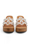 Su-P 2002 Stone Buckle Detailed Padded Sole Slippers - 3