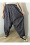 Pıtır Floral Flannel Dividin Mesh Baggy Trousers 100% Cotton Size 38 100 kg - 2