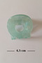 Transparent Water Green Donut Model Lightweight Jelly Buckle 4.5 cm - 2